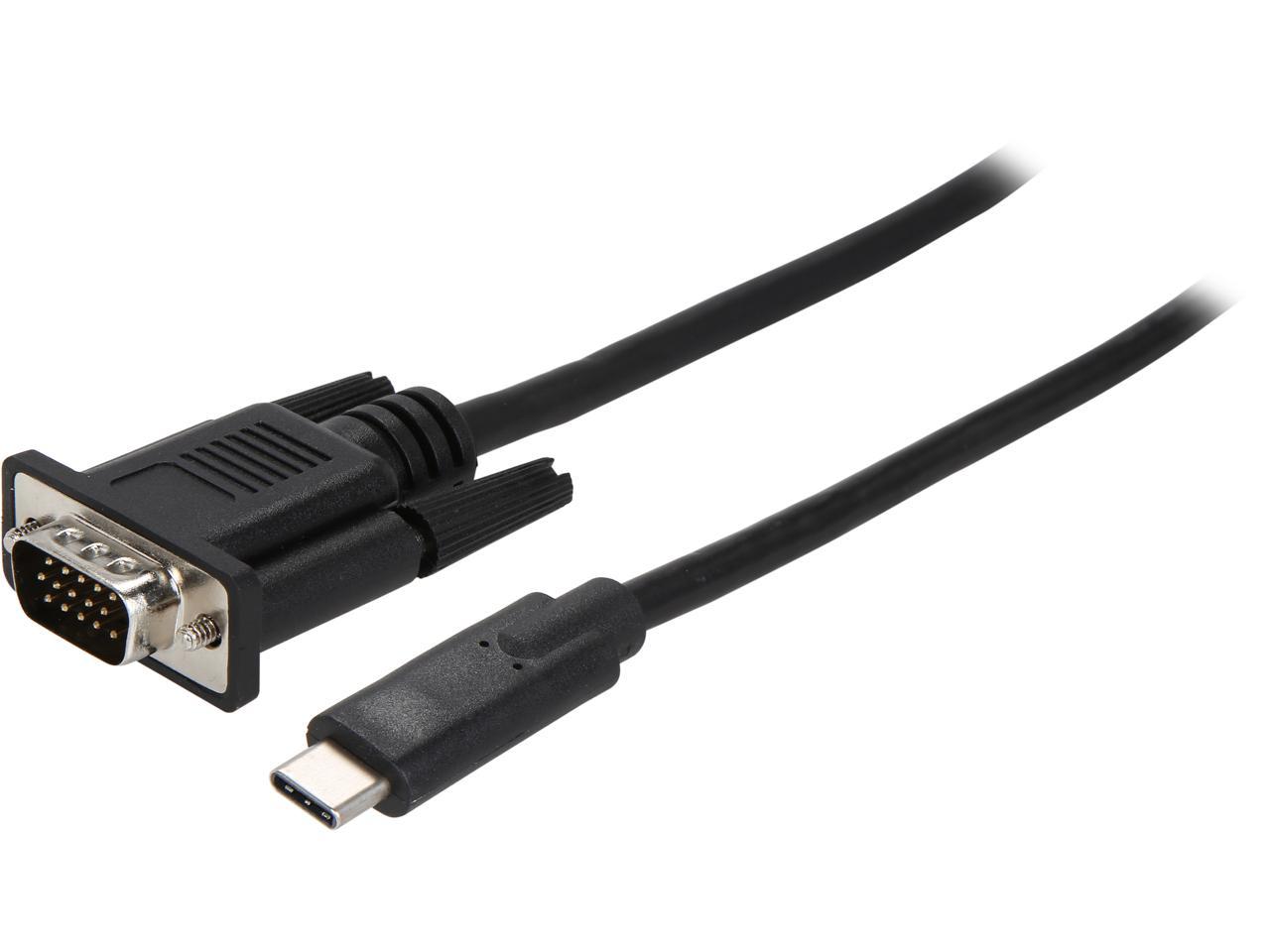 StarTech.com CDP2VGAMM2MB USB-C to VGA Adapter Cable - 2m (6 ft.) - 1920 x 1200 1