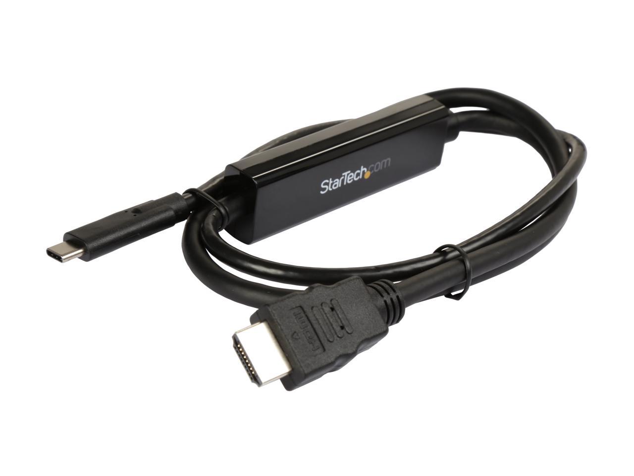 StarTech.com CDP2HDMM1MB USB-C to HDMI Adapter Cable - 1m (3 ft.) - 4K at 30 Hz 2