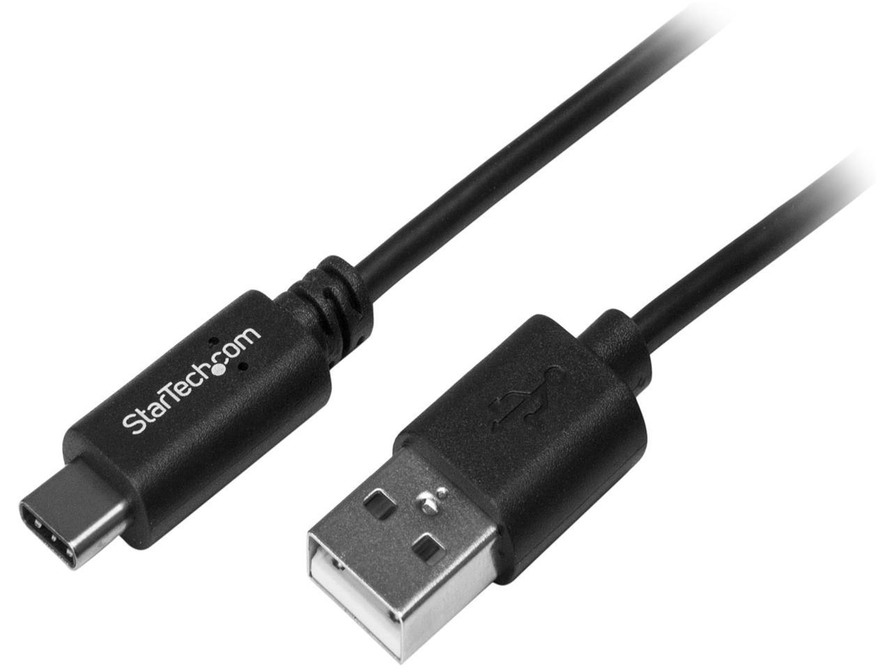 StarTech.com USB2AC4M Black USB-C to USB-A Cable - USB-IF Certified 1