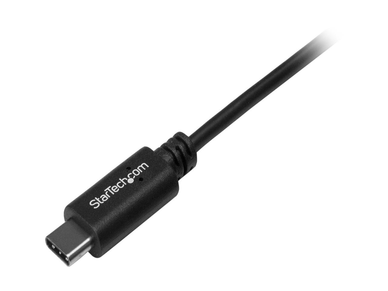 StarTech.com USB2AC4M Black USB-C to USB-A Cable - USB-IF Certified 2