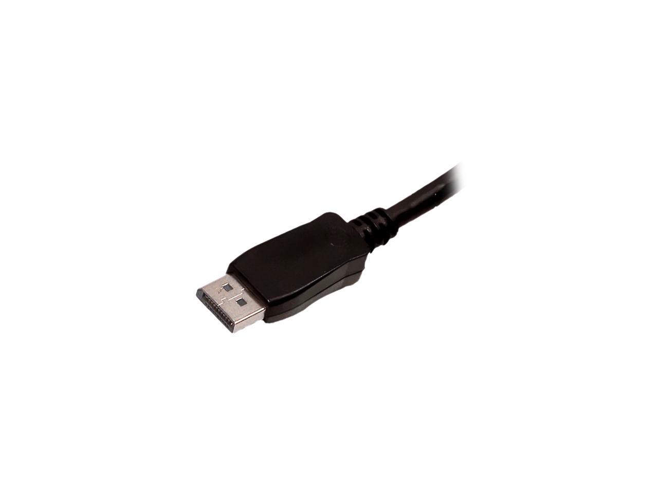 Comprehensive DISP-HD-6ST 6 ft. Black Connector Type 1: HDMI Male  Connector Type 2: DisplayPort Latching Male Displayport to HDMI Cable Male to Male 1