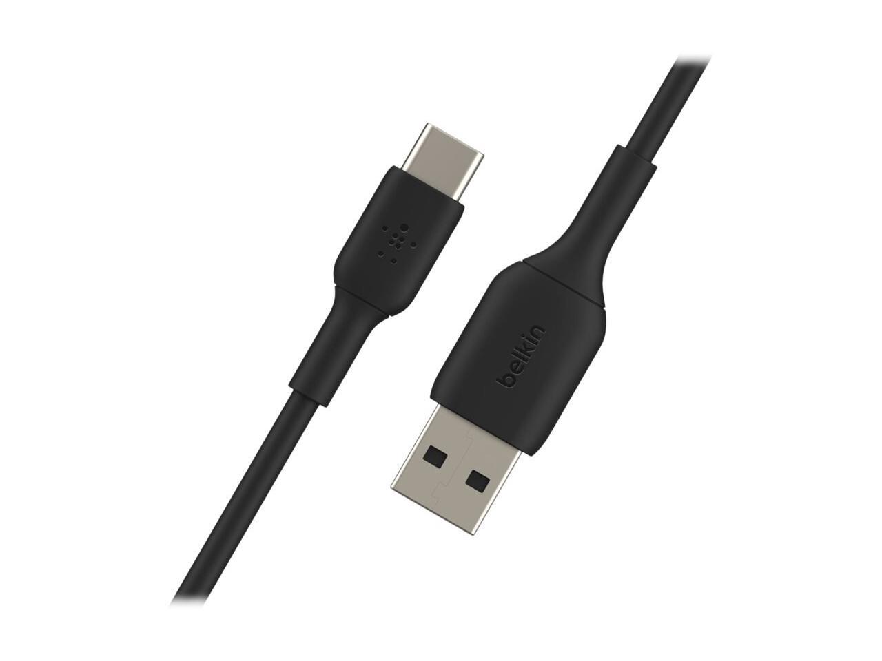 Belkin CAB002bt2MBK Black BOOST CHARGE Braided USB-C to USB-A Cable 6.56 ft. (2.0 m) 1