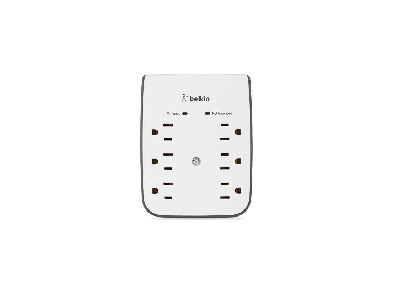 BELKIN BSV602tt Wall Mount 900 joule Surge Suppressor 1