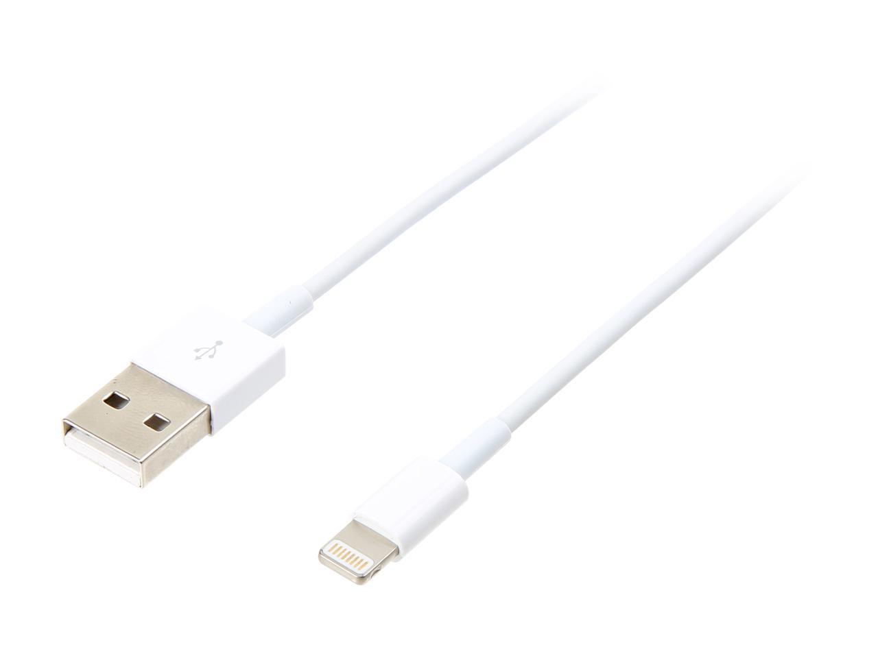 VisionTek 900759 3.3 ft. White Lightning to USB White 1 Meter Cable - 5 Pack 2