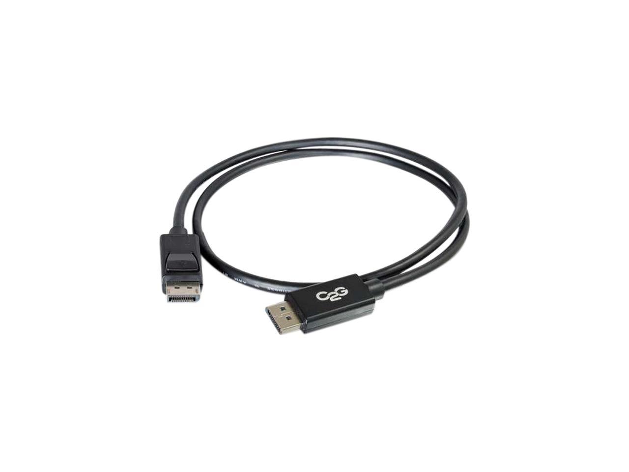 C2G 54402 DisplayPort Cable with Latches M/M, 8K UHD Compatible - Digital Audio Video, Black (10 Feet, 3.04 Meters) 1