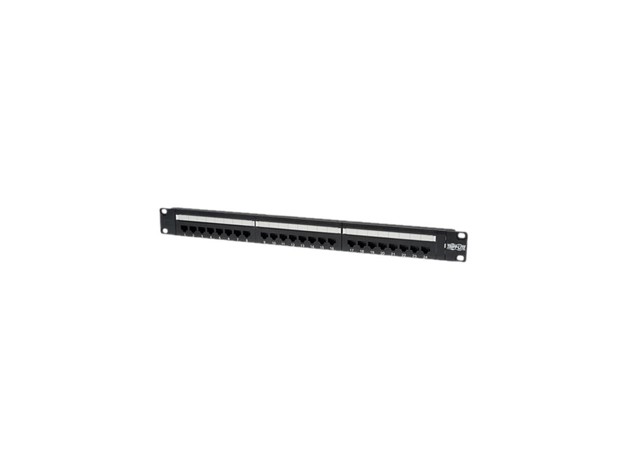 TRIPP LITE N252-024 24-Port Cat6 Patch Panel 568B 1