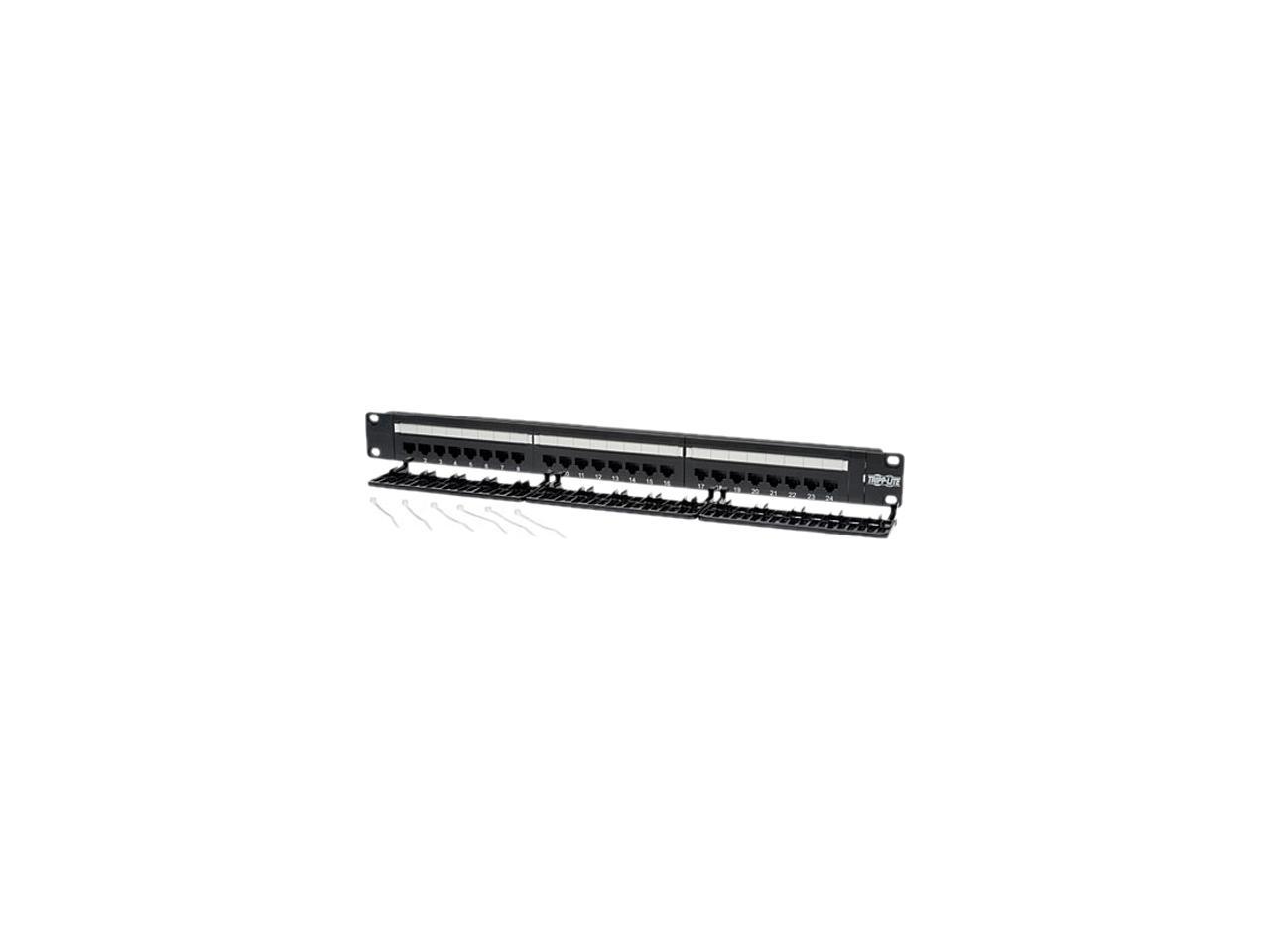 TRIPP LITE N252-024 24-Port Cat6 Patch Panel 568B 2