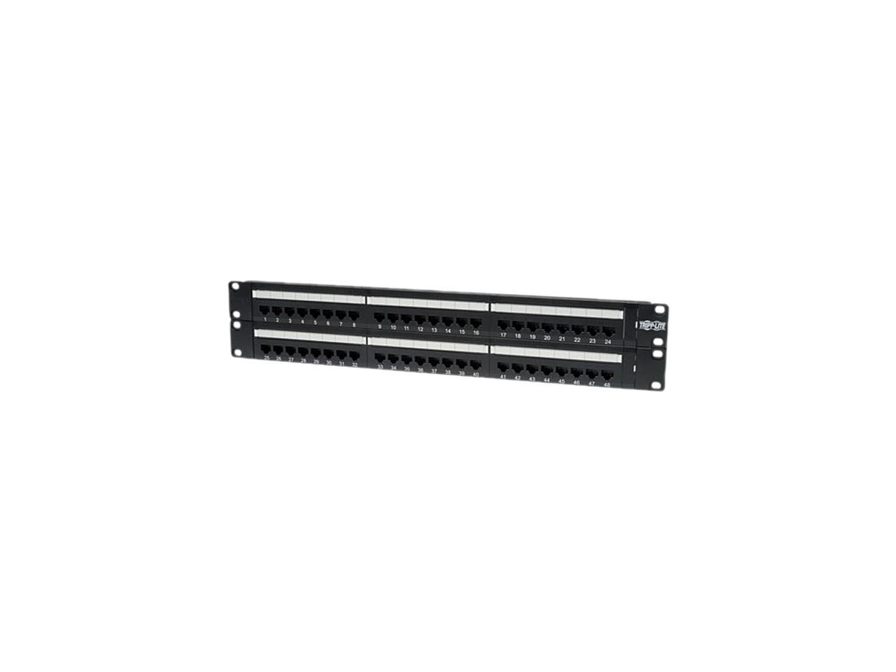 TRIPP LITE N252-048 48-Port Cat6 Patch Panel 568B 1