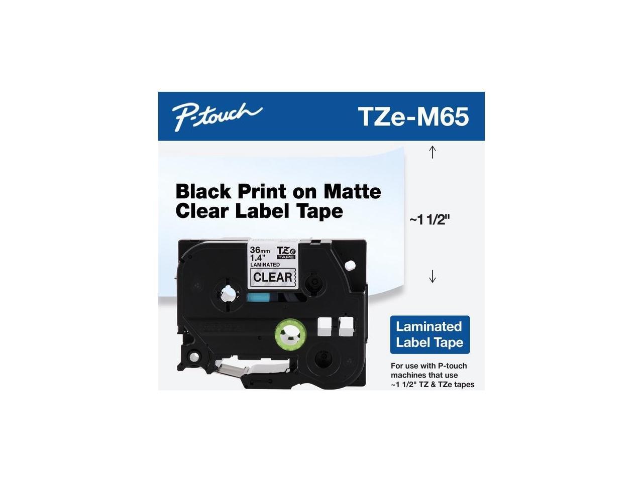 Brother P-touch TZe Label Tape TZEM65 1