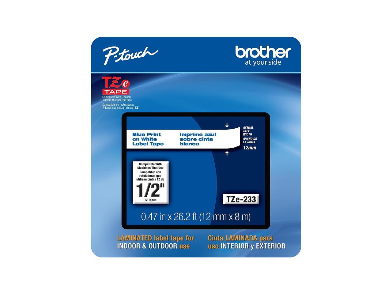 Brother P-touch TZe-B31CS Laminated Label Maker Tape 1/2" x 13-1/10' Black on Fluorescent Orange (TZe-B31CS) TZEB31CS 2