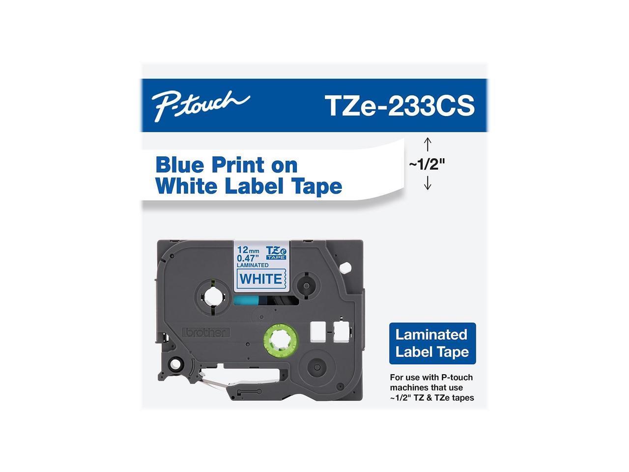 Brother P-touch TZe-B31CS Laminated Label Maker Tape 1/2" x 13-1/10' Black on Fluorescent Orange (TZe-B31CS) TZEB31CS 3