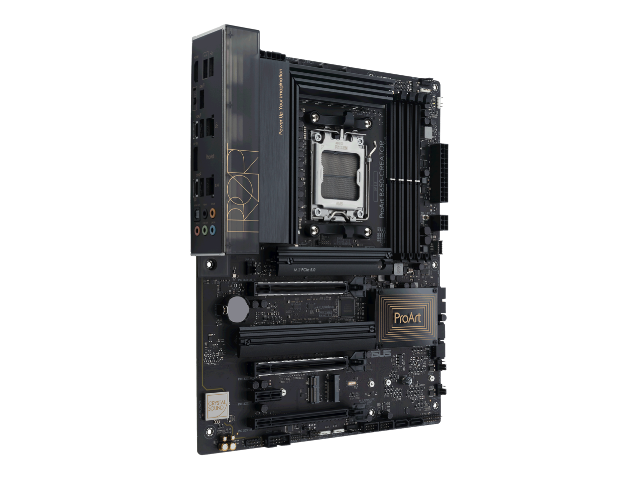 ASUS ProArt B650-Creator Socket AM5 (LGA 1718) Ryzen 7000 ATX content creator motherboard(PCIe 5.0,DDR5,M.2 slot supports PCIe 5.0, 2.5G & 1G LAN, USB 3.2 Gen2 Type-C front panel connector with Quick charge 4+) 4