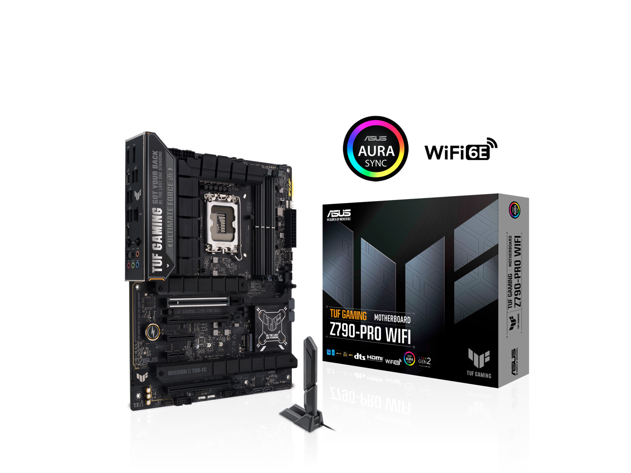 ASUS TUF Gaming Z790-PRO WiFi 6E LGA 1700(Intel 14th, 13th&12th Gen) ATX gaming motherboard( DDR5,PCIe Gen 5 x 16 SafeSlot with Q-Release,Front Panel USB 20Gbps Type-C with PD 1