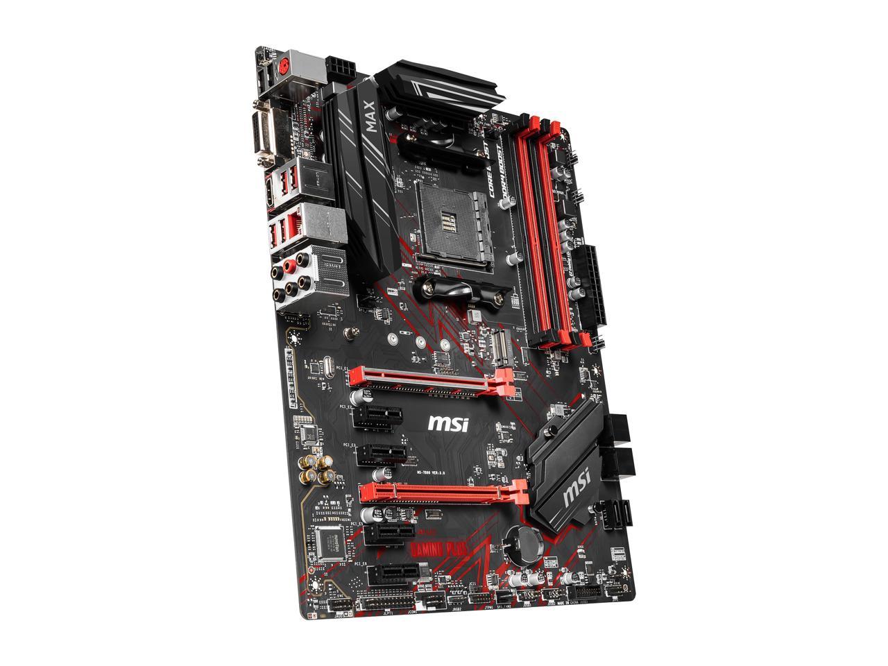 MSI B450 GAMING PLUS MAX AM4 AMD B450 SATA 6Gb/s ATX AMD Motherboard 3