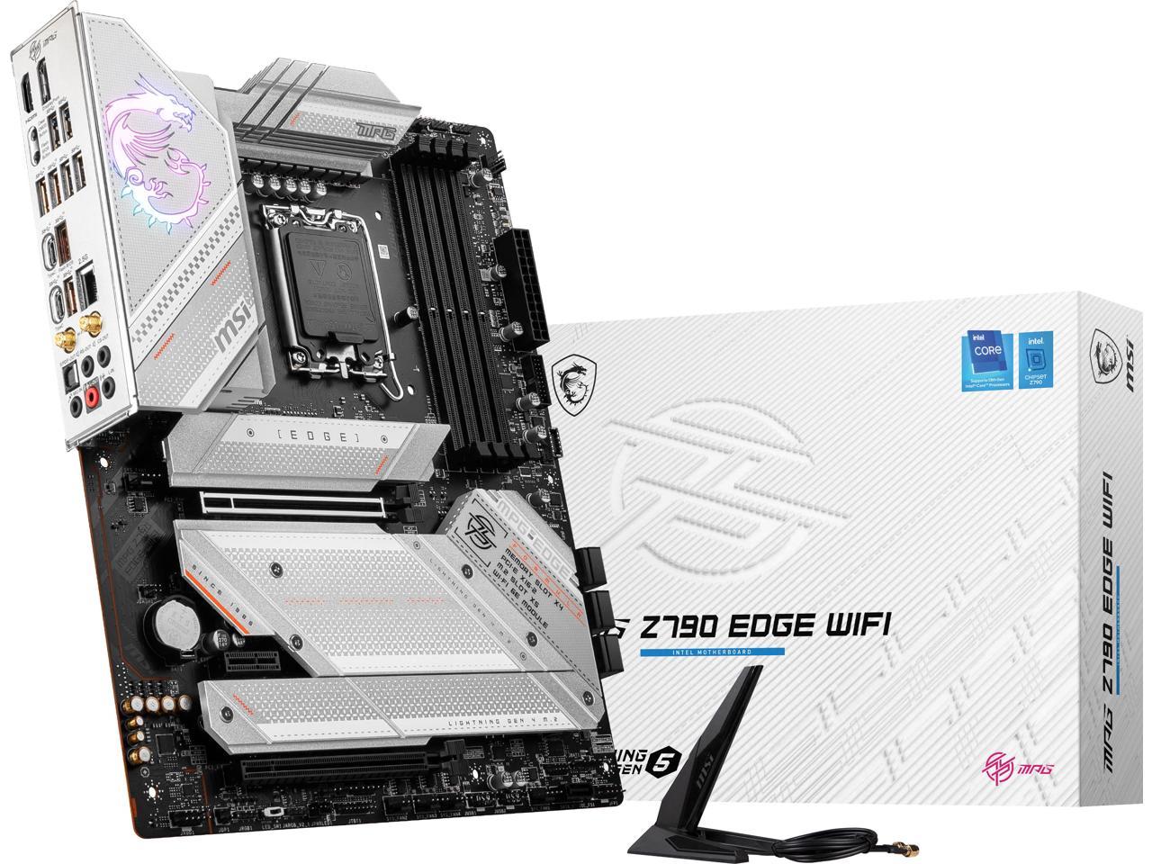 MSI MPG Z790 EDGE WIFI LGA 1700 Intel Z790 SATA 6Gb/s DDR5 ATX Motherboard 1