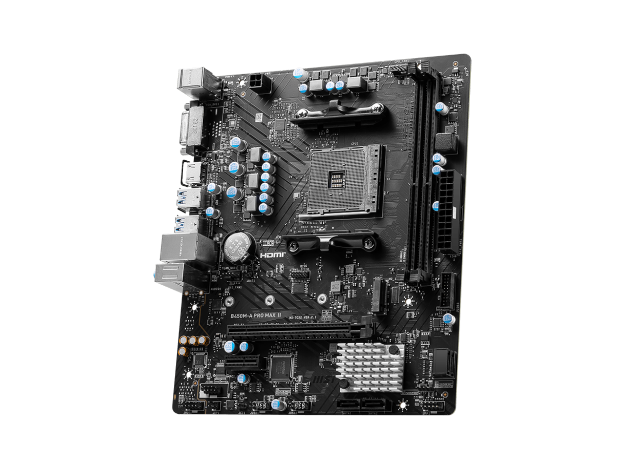 MSI B450M-A PRO MAX II AM4 AMD B450 SATA 6Gb/s Micro ATX Motherboard 1