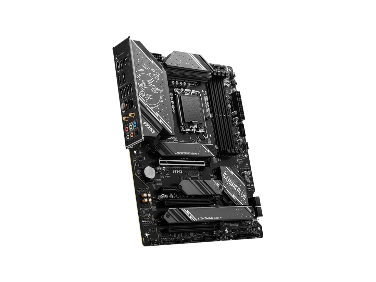 MSI Z790 GAMING PLUS WIFI LGA 1700 Intel Z790 SATA 6Gb/s ATX DDR5 PCI-E x16 slot Wi-Fi 6E 2.5Gbps LAN 4x M.2  EZ Debug LED Motherboard 3