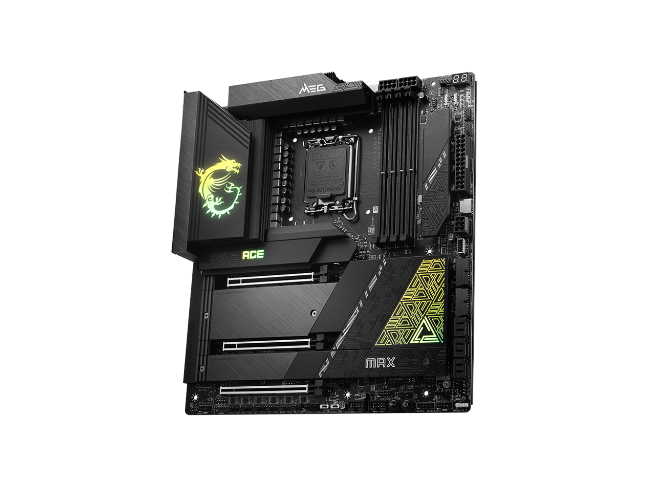 MSI MEG Z790 ACE MAX LGA 1700 Intel Z790 SATA 6Gb/s Extended ATX  DDR5 2x Intel 2.5Gbps LAN PCI-E x16 slot Wi-Fi 7 5x M.2 Motherboard 3