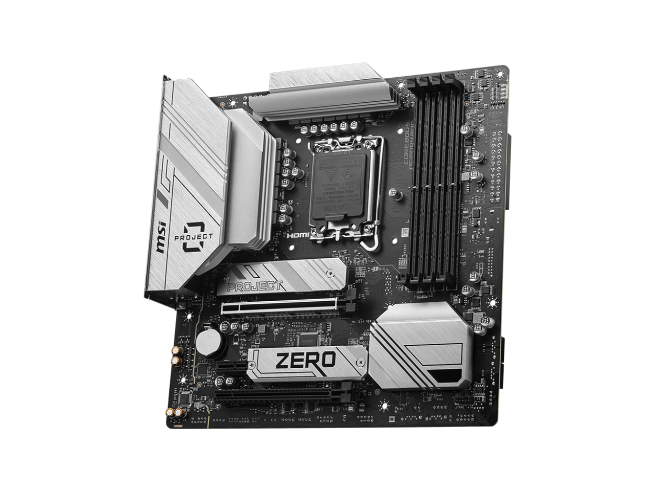 MSI B760M PROJECT ZERO Wi-Fi 6E LGA 1700 Intel B760 SATA 6Gb/s LGA1700 DDR5 Back Connect Design mATX Motherboards 5