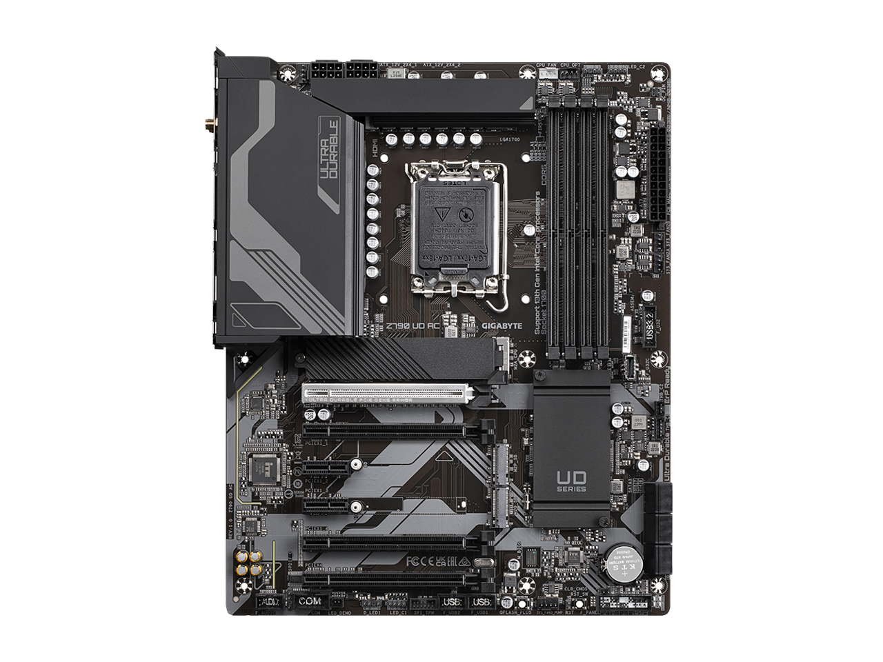 GIGABYTE Z790 UD AC LGA 1700 Intel Z790 ATX Motherboard with DDR5, Triple M.2, PCIe 5.0, USB 3.2 Gen2X2 Type-C, Intel Wi-Fi, 2.5GbE LAN, PCIe EZ-Latch, Multi-Key 2