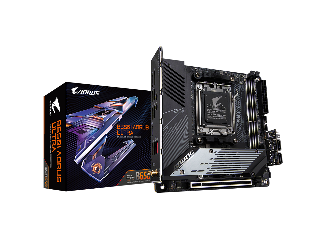 GIGABYTE B650I AORUS ULTRA AM5 AMD B650 SATA 6Gb/s Mini ITX Motherboard 1