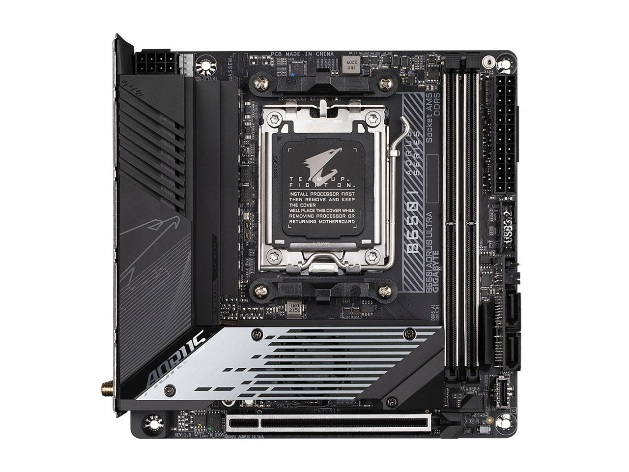 GIGABYTE B650I AORUS ULTRA AM5 AMD B650 SATA 6Gb/s Mini ITX Motherboard 2