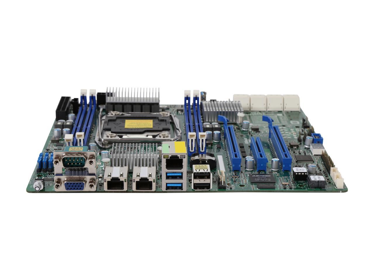 ASRock Rack EPC612D4U uATX Server Motherboard LGA 2011 R3 Intel C612 2