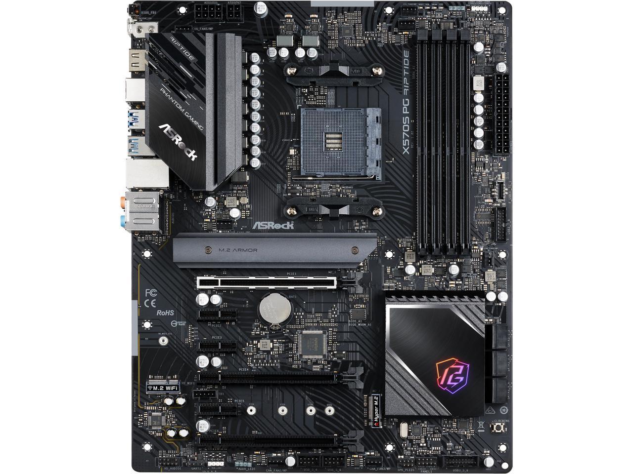 ASRock X570S PG RIPTIDE AM4 AMD X570 SATA 6Gb/s ATX AMD Motherboard 1