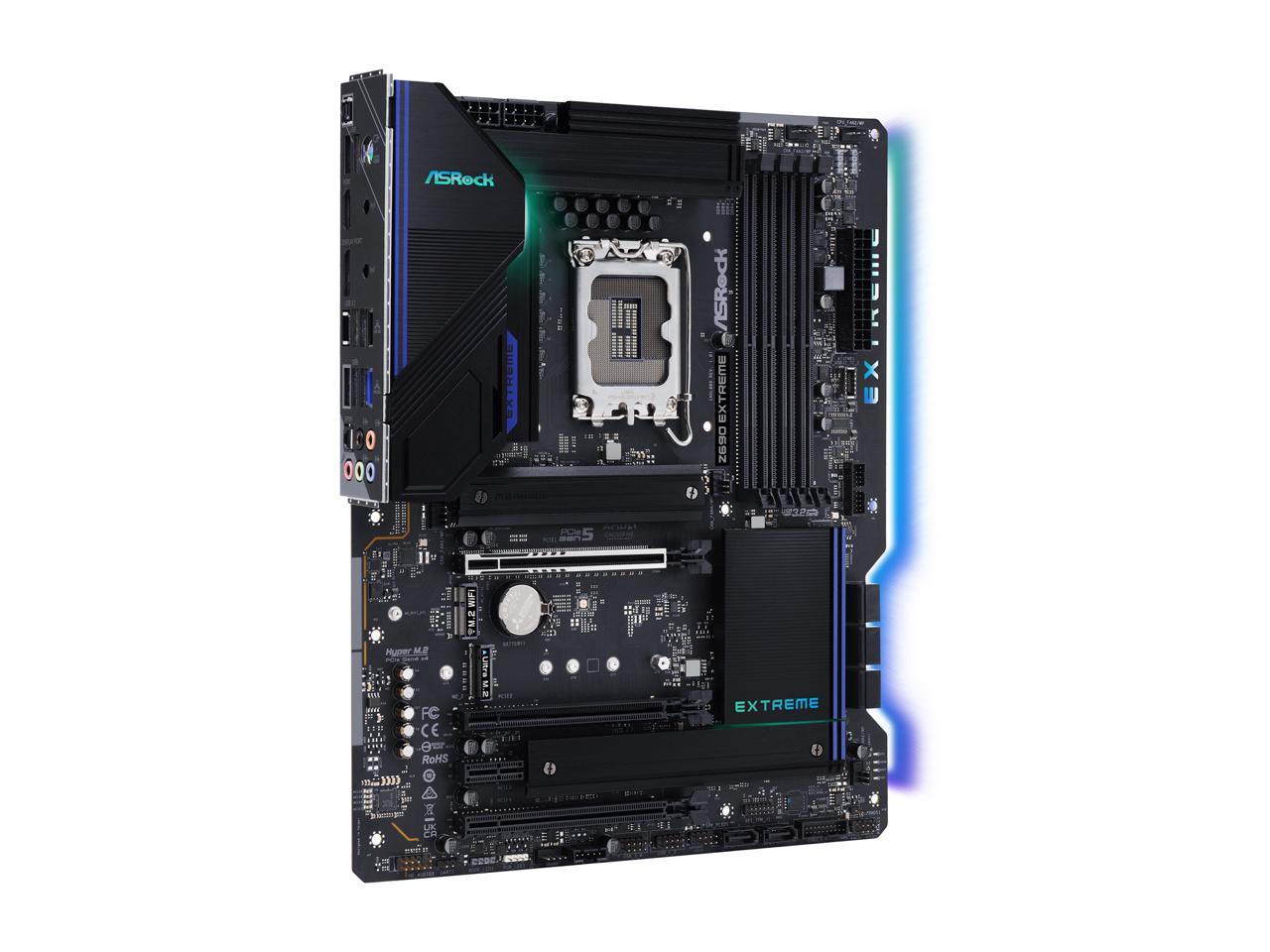 ASRock Z690 EXTREME LGA 1700 (14th,13th,12th Gen) Intel Z690 SATA 6Gb/s DDR4 ATX Intel Motherboard 4