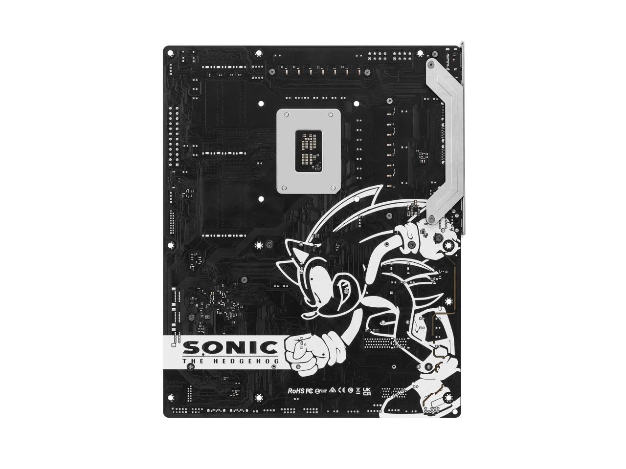 ASRock Z790 PG SONIC Intel LGA1700 (14th,13th,12th Gen) ATX Motherboard, 4 slots DDR5, PCIE 5.0 x16, 5 M.2 slots, 2.5Gb Lan, 7.1 Nahimic Audio, Front USB3.2 Gen2X2 Type_C, 14+1+1 Power Phase 4