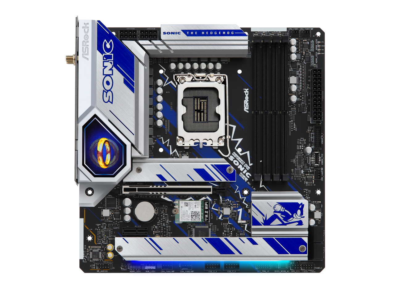 ASRock B760M PG SONIC WiFi LGA 1700 DDR5 Micro ATX Motherboard 1