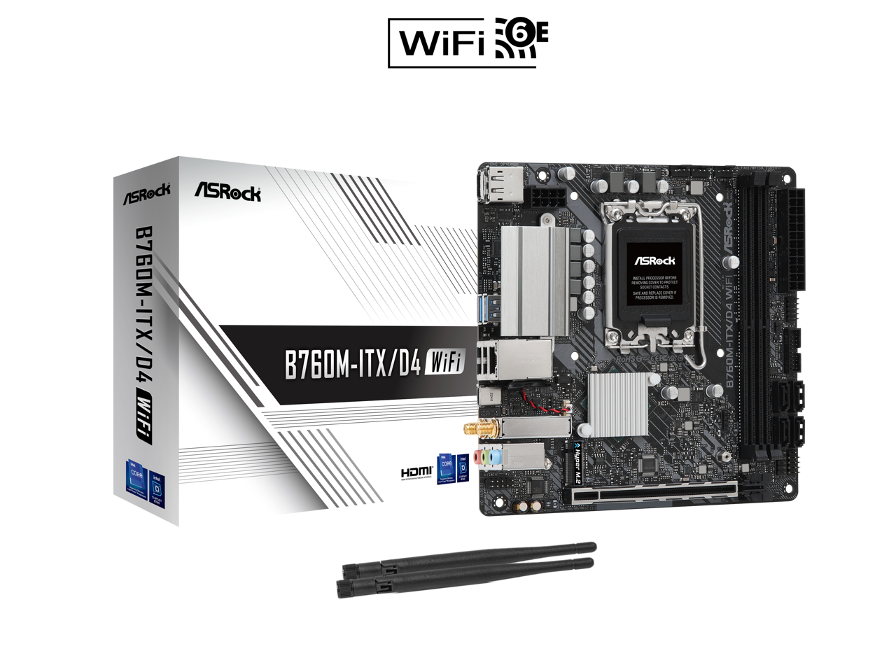 ASRock B760M-ITX WiFi LGA 1700 DDR4 Mini ITX Motherboard 4