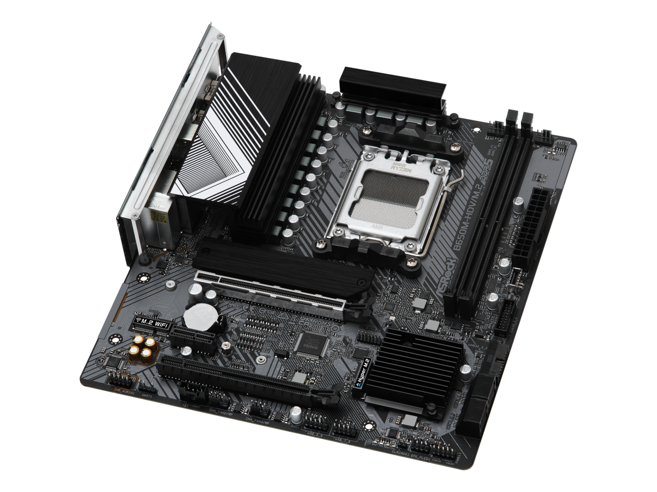 ASRock B650M-HDV/M.2 Socket AM5 Ryzen 7000 Micro ATX Motherboard 4