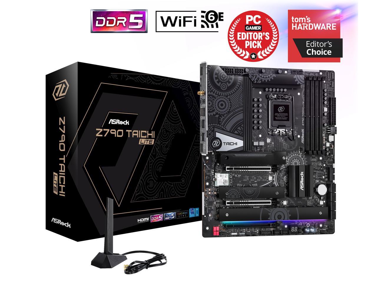 ASRock Z790 Taichi Lite LGA 1700 (14th,13th,12th Gen) DDR5 Intel Z790 SATA 6Gb/s Extended ATX Motherboard 1