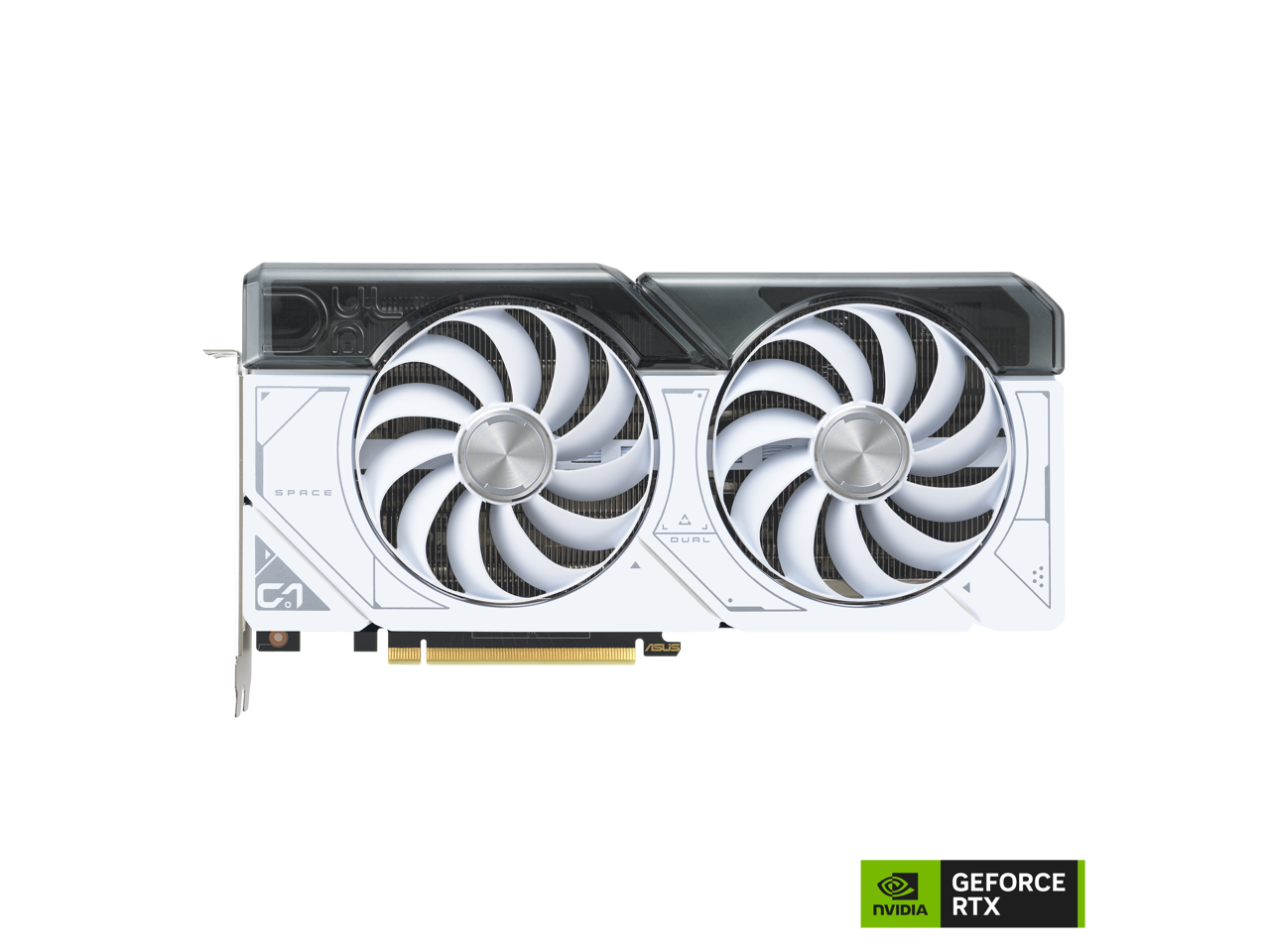 ASUS Dual GeForce RTX 4070 SUPER White Edition (PCIe 4.0, 12GB GDDR6X, DLSS 3, HDMI 2.1a, DisplayPort 1.4a, 2.56-slot design, Axial-tech fan design, Auto-Extreme Technology) DUAL-RTX4070S-12G-WHITE 2