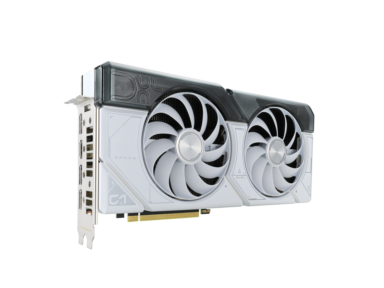 ASUS Dual GeForce RTX 4070 SUPER White Edition (PCIe 4.0, 12GB GDDR6X, DLSS 3, HDMI 2.1a, DisplayPort 1.4a, 2.56-slot design, Axial-tech fan design, Auto-Extreme Technology) DUAL-RTX4070S-12G-WHITE 5