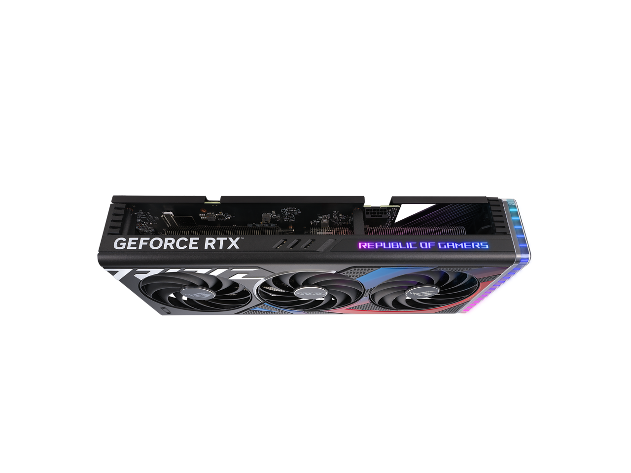 ASUS ROG Strix GeForce RTX 4070 SUPER Gaming Graphics Card (PCIe 4.0, 12GB GDDR6X, DLSS 3, HDMI 2.1a, DisplayPort 1.4a, Massive vented backplate, Aura Sync) ROG-STRIX-RTX4070S-12G-GAMING 5