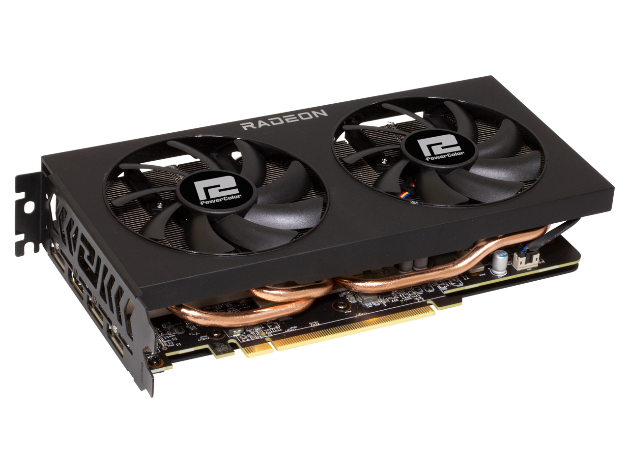 PowerColor Fighter Radeon RX 7600 XT 16GB GDDR6 PCI Express 4.0 x8 ATX Video Card RX7600XT 16G-F 4