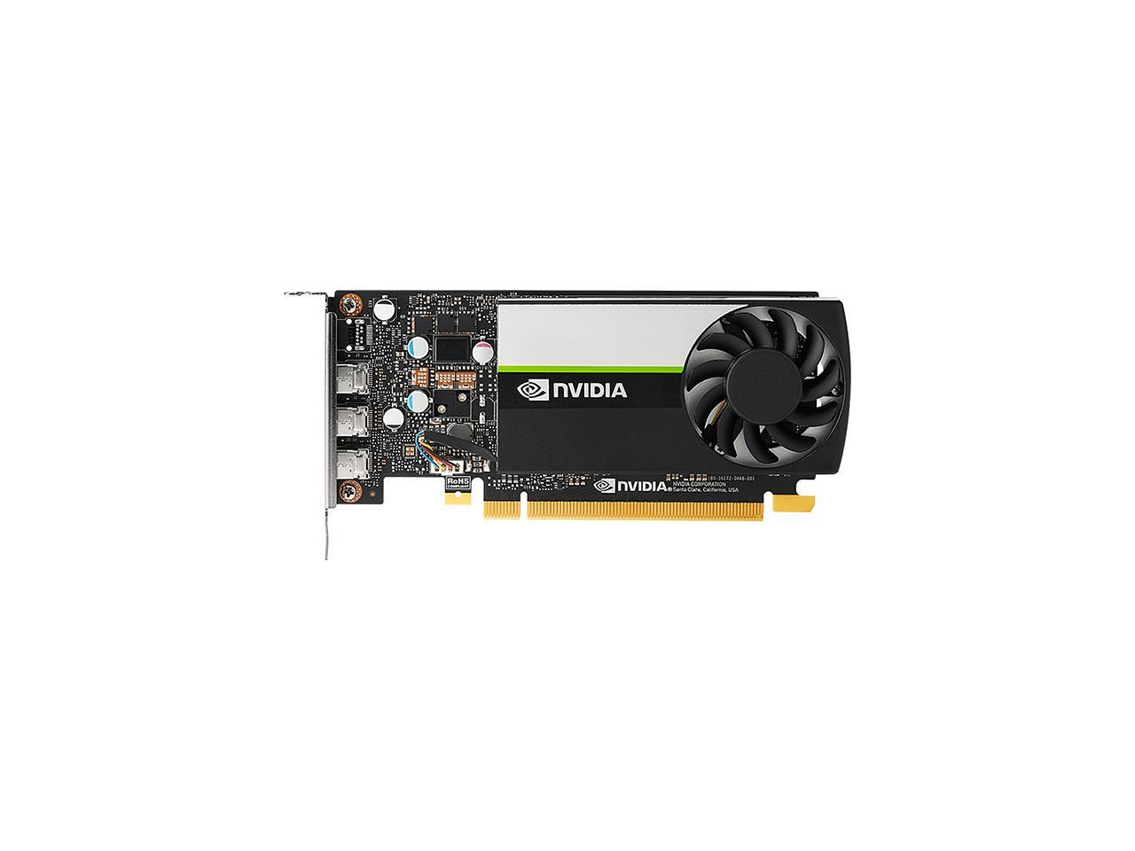 PNY T400 VCNT4004GB-PB 4GB 64-bit GDDR6 PCI Express 3.0 x16 Low Profile Workstation Video Card 1