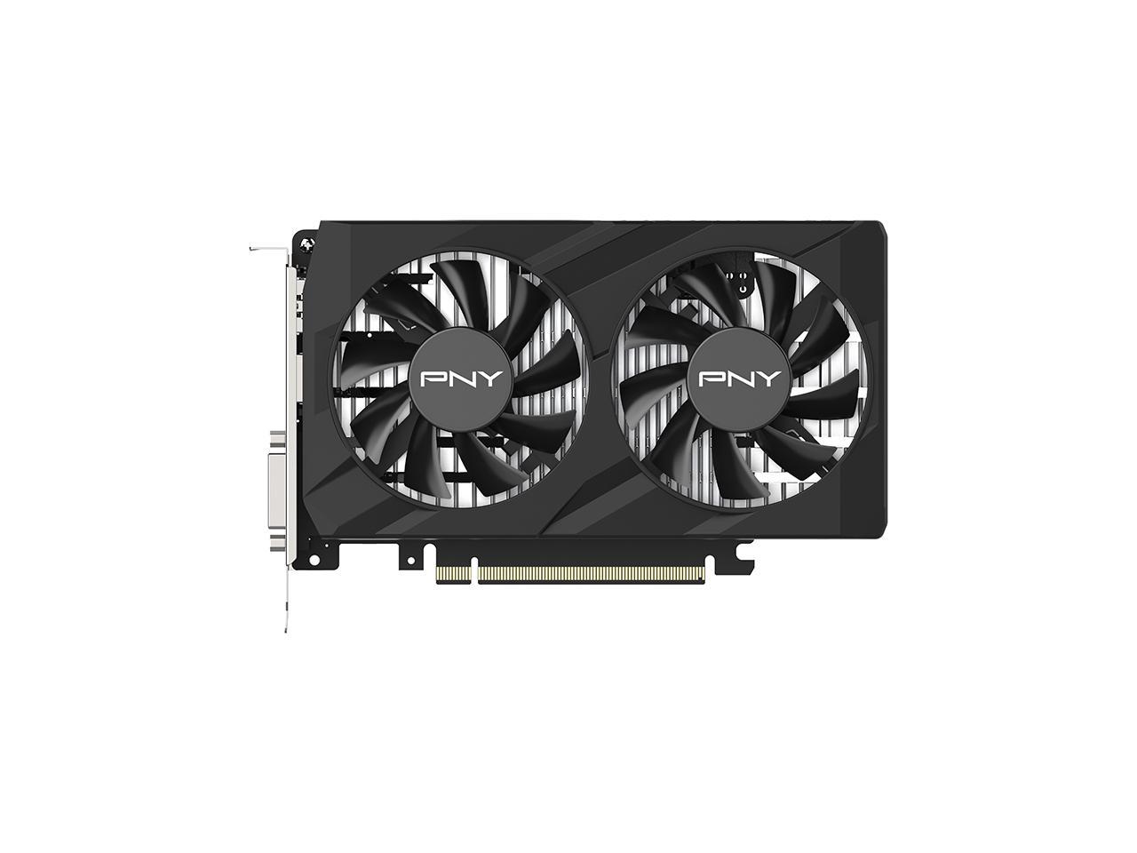 PNY VERTO GeForce GTX 1650 4GB GDDR6 PCI Express 3.0 x16 ATX Video Card VCG16514D6DFXPB1 1