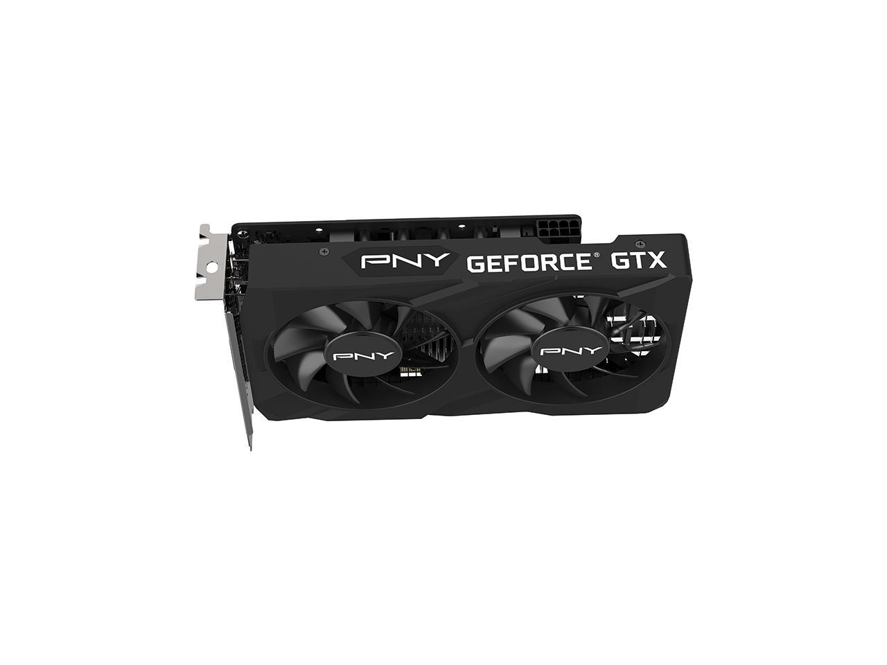 PNY VERTO GeForce GTX 1650 4GB GDDR6 PCI Express 3.0 x16 ATX Video Card VCG16514D6DFXPB1 5