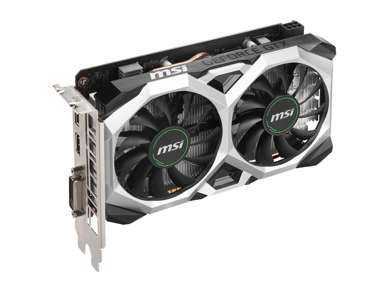 MSI GeForce GTX 1650 SUPER 4GB GDDR6 PCI Express 3.0 x16 Video Card GTX 1650 Super Ventus XS OC 3