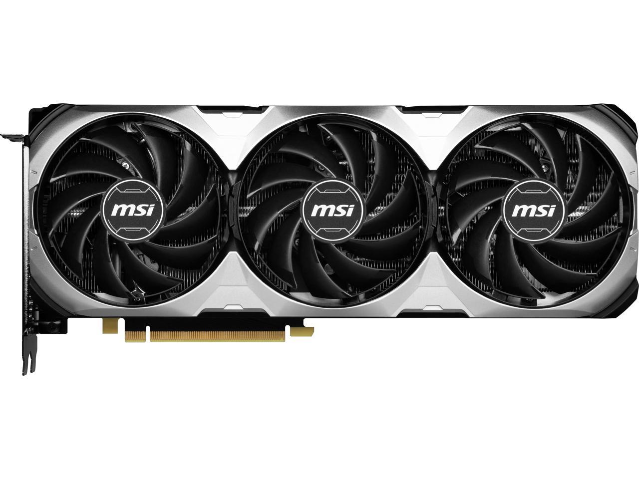 MSI Ventus GeForce RTX 4070 Ti 12GB GDDR6X PCI Express 4.0 Video Card RTX 4070 Ti VENTUS 3X 12G OC 1