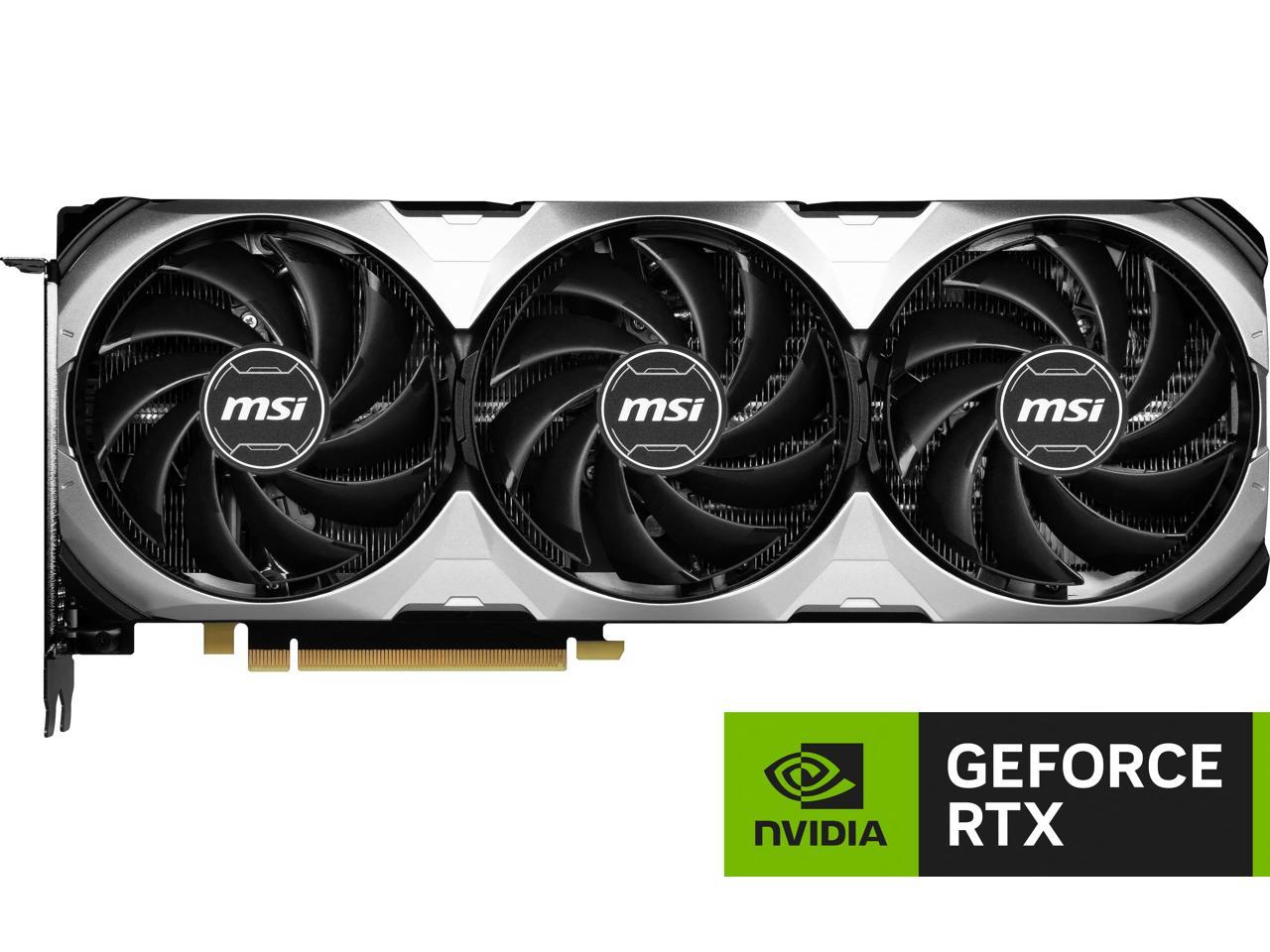 MSI Ventus GeForce RTX 4070 Ti 12GB GDDR6X PCI Express 4.0 Video Card RTX 4070 Ti VENTUS 3X 12G OC 2