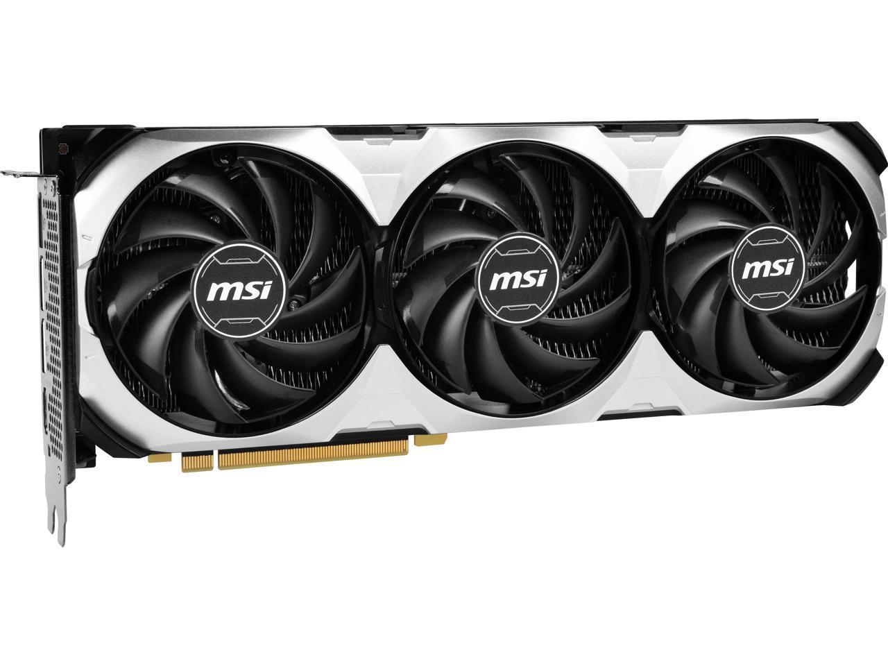 MSI Ventus GeForce RTX 4070 Ti 12GB GDDR6X PCI Express 4.0 Video Card RTX 4070 Ti VENTUS 3X 12G OC 5