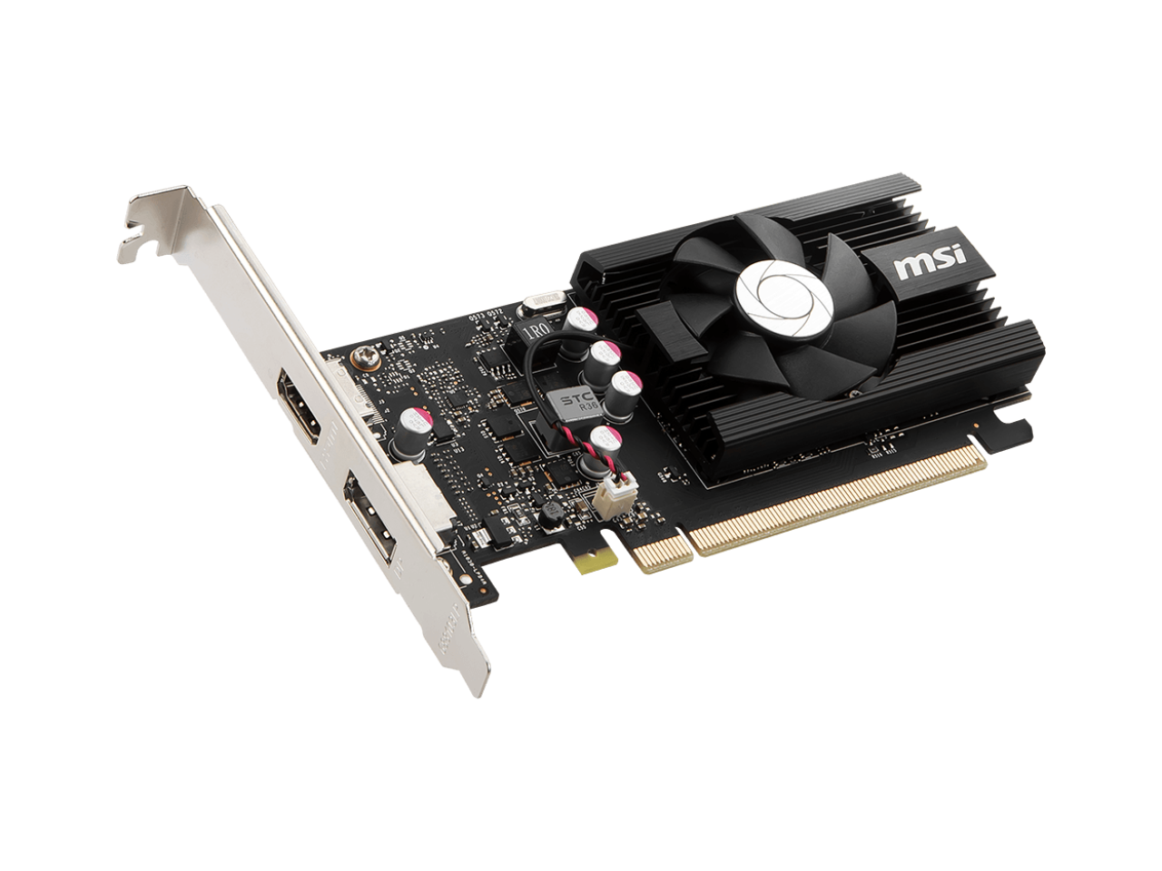 MSI GeForce GT 1030 4GB GDDR4 PCI Express 3.0 x16 (uses x4) ATX Video Card GT 1030 4GD4 LP OC 2