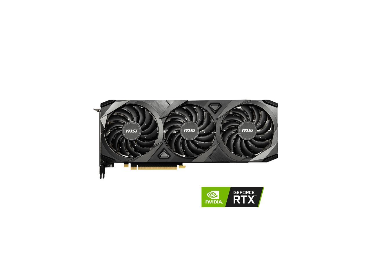 MSI Ventus GeForce RTX 3080 10GB GDDR6X PCI Express 4.0 Video Card RTX 3080 VENTUS 3X PLUS 10G OC LHR 1