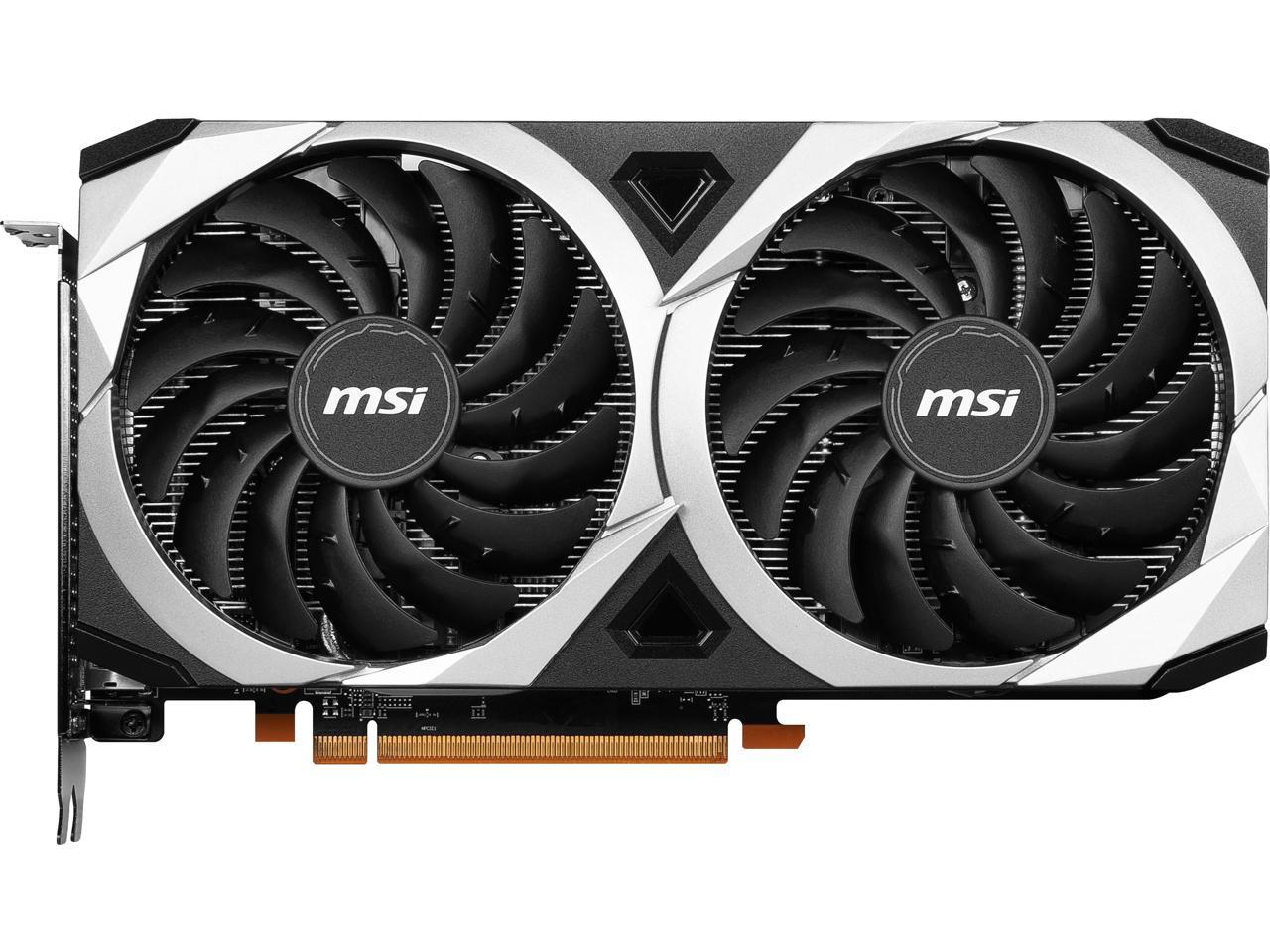 MSI Mech Radeon RX 6600 XT 8GB GDDR6 PCI Express 4.0 ATX Video Card RX 6600 XT MECH 2X 8G OC 1