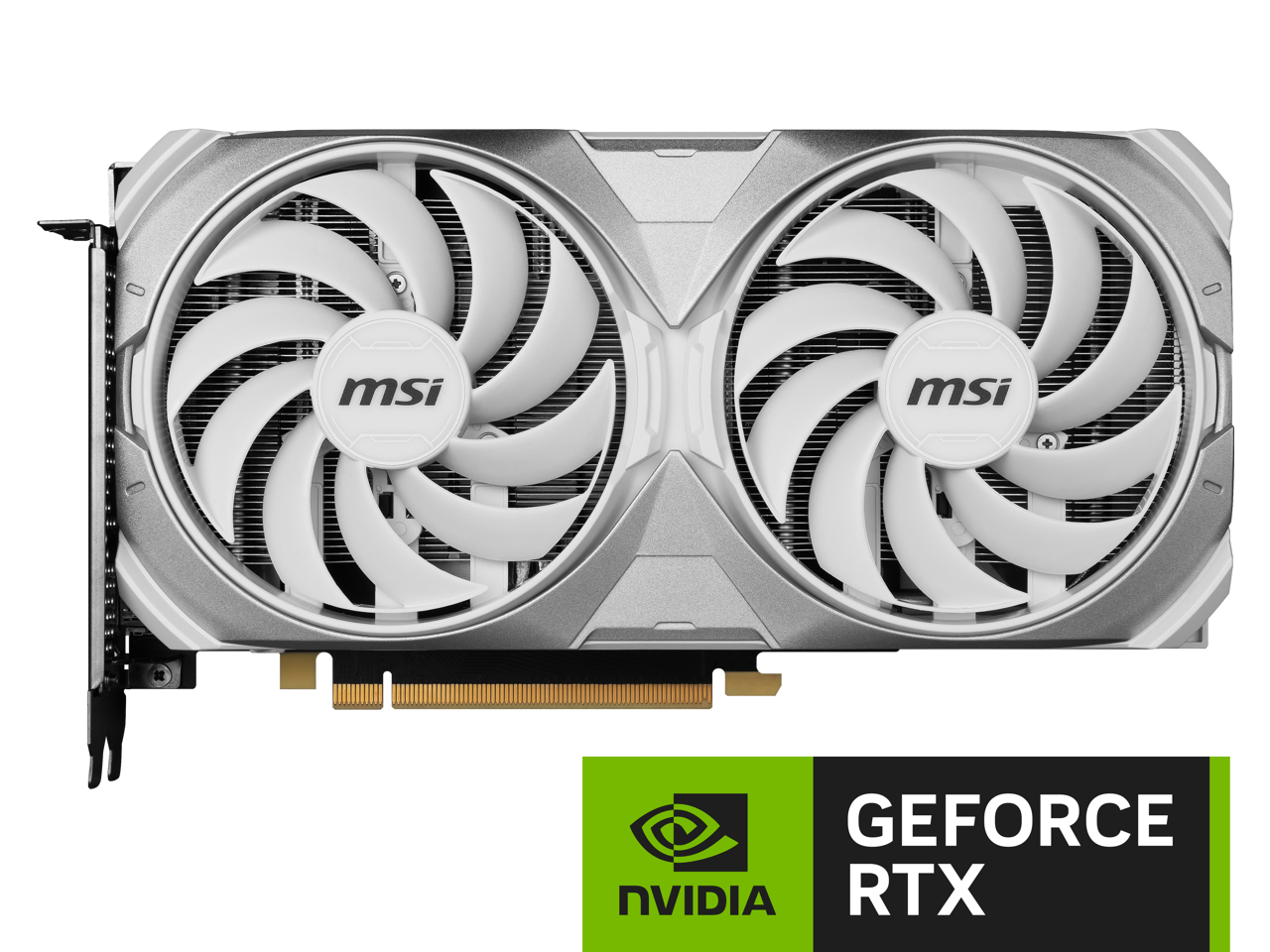 MSI Ventus GeForce RTX 4070 12GB GDDR6X PCI Express 4.0 ATX Video Card RTX 4070 VENTUS 2X WHITE 12G OC 2