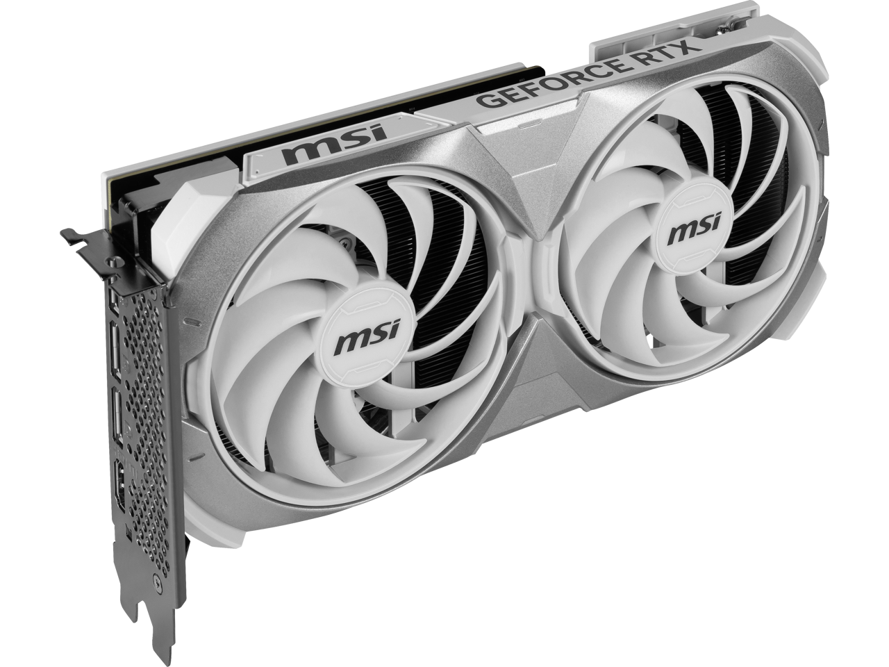 MSI Ventus GeForce RTX 4070 12GB GDDR6X PCI Express 4.0 ATX Video Card RTX 4070 VENTUS 2X WHITE 12G OC 4